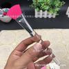 Cepillo de silicona para mascarillas, transparente, para hacer mascarillas caseras, fácil de limpiar, ideal para spa de belleza.