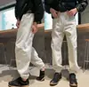 Calças compridas casuais masculinas novas para o outono, soltas, confortáveis, estilosas, modernas, versáteis e elegantes, com design de alta qualidade e cor sólida.