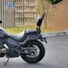 Coche deportivo Wolf aplicable a Qianjiang flash 500s respaldo estante trasero modificado marco trasero de cola alerón de cola respaldo plegable multifuncional