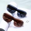Nuevas gafas de sol de una pieza, gafas de sol deportivas Y2G sin marco, de una pieza, para hombres y mujeres, gafas de sol de viaje.