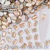 4*6mm Fundo Plano Mahjong Famoso na Internet Série Deslumbrante Vidro de Cristal Irregular Pedras Strass para Unhas Decorações de Unhas Usáveis Atacado