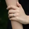 Anillo Retro Étnico Prohibido para Hombres y Mujeres Diseño de Nicho Personalizado Anillo Ajustable de Apertura Corporal