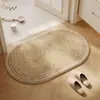 Tapete de Chão para Banheiro Entrada de Vaso Sanitário Absorção de Água Antiderrapante Tapete de Pé Doméstico 2026 Novo Imitação de Caxemira Carpete para Vaso Sanitário Capacho