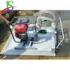 Máquina de escavação de raiz de lótus de alta pressão tipo barco máquina de bater raiz de lótus de lagoa flutuante colheitadeira de cogumelos em ferradura movida a gasolina