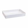 Caja de almacenamiento de plástico cuadrada blanca cajón compartimento de clasificación caja pequeña superposición caja organizadora artículos diversos piezas caja de accesorios