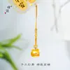 Lindo Gato Oculto de Dibujos Animados Llavero Colgante Soporte para Teléfono Dorado para Mujeres por Pu Zuo Tienda Dorada