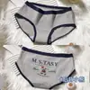Calcinhas Femininas 100% Algodão em Estoque na Fábrica, Estilo Britânico com Estampa de Urso, Calcinhas para Festa de Estudante, Roupa Íntima Feminina Plus Size