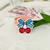 Venta Caliente Pajarita Aurora Pajarita Colorida Lámina Acrílica Parche de Lazo Color Ab Decoración Accesorios para Joyería DIY