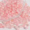 Nuevas Perlas de Hielo de Jade Palomita de 8 mm Color Doble Gradiente Soñador Perlas Agrietadas Perlas Esmaltadas Accesorios para Pulseras de Bisutería DIY