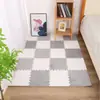 Alfombra de Felpa Manta Esterilla Felpudo Piso Dormitorio Cobertura Total Empalme Niña Princesa Sala de Estar Alfombra de Área Grande Mesita de Noche Uso en Casa