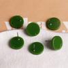 Estilo coreano estilo dulce colorido acrílico piercing pasador redondo para oreja pendientes diy tachuelas para orejas accesorios de joyería venta al por mayor
