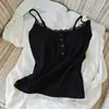 Camisola acanalada suave y amigable con la piel para primavera y otoño para mujer con copas, top básico adelgazante y que realza la figura