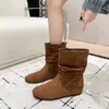 Botines Plataforma Retro Birkenstock para Mujer 2026 Nuevo Verano Otoño Combinación Faldas Botas Holgadas Botas Adelgazantes Estilo Western