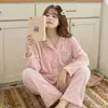 En Stock Pijamas Otoño Invierno para Mujer Terciopelo Isla Marina Doble Cara Engrosado Cuello Pequeño Conjunto Cómodo Se Puede Usar Afuera Ropa Cálida para el Hogar 32
