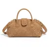 Nova Bolsa Shell de Boston, Bolsa Nuvem Retrô Outono e Inverno, Textura Fosca, Bolsa de Ombro Único Transversal, Bolsa Feminina Trançada