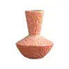 Vaso de Cerâmica Laranja-Vermelho Retrô Nostálgico de Jingdezhen para Sala de Estudo, Combinado com Galhos Secos, Artesanato Rústico Estilo Japonês para Mesa