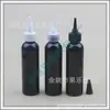 Botella redonda de 120 ml con tapa de punta, botella de aceite con pico puntiagudo, botella para medicina líquida, botella para loción, botella de plástico de 120 ml con tapa de punta, botella para llenar de agua