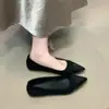 Zapatos de Punta Oculta para Mujer, Estilo Francés Elegante, para Commuting, Temporada Primavera y Otoño 2025, Zapatos de Salón para Combinar con Faldas
