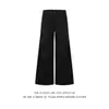 Calça Casual de Alta Qualidade Inspirada em Design Desconstruído no Estilo Workwear Americano para Homens e Mulheres, Calça Longa Reta Solta Retro Tendência
