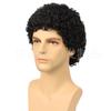 Cubierta para cabeza de peluca de hombre europea y americana Cubierta para cabeza de cabello corto y volumen pequeño africano Mecanismo de cubierta para cabeza Fibra química Cubierta para cabeza Pelucas afro para hombre