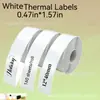 Papel de etiqueta adesiva térmica 12*40MM, sem necessidade de tinta, para etiquetagem de preço de produtos, longa duração