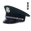 Gorra de Guardia de Seguridad, Gorra de Entrenamiento de Malla Completa y Media Malla, Gorra con Visera Negra Ajustable, Gorra de Guardia de Seguridad para Entrenamiento Militar, Malla Transpirable