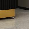 Soporte de pie de mesa de hierro forjado, pata de mesa de barra, pata de mesa cilíndrica de acero inoxidable, soporte de metal, estante de mesa, base de mesa de comedor ovalada
