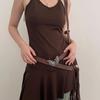 Cinto Retrô Americano para Mulheres, Novo Cinto Versátil com Borboleta Vazada, Estilo Coreano Versátil para Jeans de Estudante, Estilo Ins