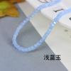Collar cuadrado trenzado DIY de abalorios hechos a mano Material Cuentas cuadradas de 2-3 mm Cuentas de cristal de vidrio Cuentas sueltas
