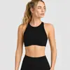 Top de Yoga Transfronteiriço, Sutiã Esportivo com Costas Bonitas, Sutiã Push-Up para Corrida e Fitness, Pode Ser Usado por Fora, Top de Yoga com Sensação de Pele Nu
