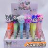 Nuevos Bolígrafos Fluorescentes Sanrio, Gran Capacidad, 6 Colores, Dibujo Infantil, Marcadores Escolares, Bolígrafos Marcadores, Bolígrafos de Punta Biselada