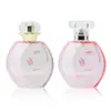 Botella de Perfume Redonda Plana de 30 ml al por Mayor, Botella de Vidrio de Cristal de Fondo Grueso para Aromaterapia, Botella Vacía Transparente con Atomizador Conveniente