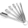 Conjunto de 13 Peças de Copos e Colheres Medidoras de Aço Inoxidável Transfronteiriço com Placa de Escala, Utensílios de Cozinha, Venda Direta para Conjunto de Ferramentas de Panificação Caseira