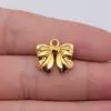 17X16Mm 1.7g Multicor Exportação Joias Europeias e Americanas Mais Vendidas Pequeno Pingente Pingente de Laço