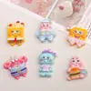 Accesorios de Resina DIY de Dibujos Animados Joyería Pijamas Haibao Pegamento de Crema Pasador Funda para Teléfono Móvil Hebilla de Zapato Llavero Colgante con
