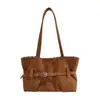 Bolsa Grande de Estampado de Leopardo para Mujer 2026 Nuevo Otoño/Invierno Nicho Sensación de Alta Gama Bolso de Hombro Único Bolso Tote para el Trabajo y el Trayecto Tendencia