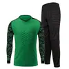 Conjunto de Uniforme de Portero de una Pieza para Dropshipping con Mangas Largas, Almohadillas de Esponja, Camiseta de Portero Anticaídas y Anticolisión para Entrenamiento, Uniforme de Fútbol