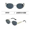 Gafas de sol metálicas redondas estilo coreano, modelo nuevo moderno y único, estilo old money, gafas de sol vintage para mujer estilo callejero