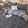 Conjunto de Colcha Estampada Simples de Quatro Peças Roupa de Cama de Verão Cama de Solteiro Dormitório de Estudante Conjunto de Três Peças Estilo Ins