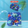 Traje de baño bóxer para niño elástico con cordón ajustable, tejido cómodo transpirable, dibujos animados multicolor opcional, traje de baño para aguas termales