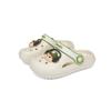 Zapatos Croc para Niños Dibujos Animados para Interior Dos Usos Bebé Niña Baotou Eva Lindo Baotou Suela Ligera Sandalias para Casa