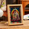 Aleación de Esmalte Pintado Diez Elementos Bolsa de Nueve Palacios Bagua Colgante para Coche Adornos Colgantes Souvenir de Viaje