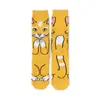 Calcetines de media caña de moda para hombre, estilo europeo y americano, para las cuatro estaciones, con diseño de anime, calcetines de algodón para hombre, calcetines de superhéroe para mujer, calcetines de gato de Amazon Ins y Bugs Bunny