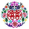 Rejas de ventana pintura de corte de papel Año Nuevo Festival de Primavera caracteres de la suerte hueco estilo chino Xi'an pequeños regalos obras hechas a mano regalos para el extranjero