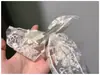 Pasador de Pelo con Lazo de Encaje Bordado Súper Hada ~ Accesorios para el Cabello de Chica Suave de Verano Cuerda para el Cabello Goma para el Cabello Tocado