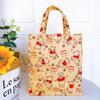 Nueva Bolsa de Almuerzo Portátil con Botón Impermeable de Dibujos Animados con Múltiples Figuras, Bolsa para Taza/Termo, Bolsa para Paraguas, Bolsa de Almacenamiento Universal para Exteriores