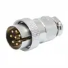 Enchufe de aviación Gx25/25M Serie de instalación inversa Conector metálico 2-8 pines Enchufe y toma de corriente para equipo industrial