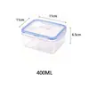 Caja de Almacenamiento Cuadrada de Plástico Especial para Equipo de Laboratorio, Caja de Terapia de Barro Sellada a Microondas Personalizada, Caja de Almacenamiento Transparente