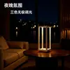 Luminária de mesa recarregável, luz ambiente, luminária de mesa decorativa para bares e restaurantes, luminária de acampamento externa, luminária de mesa LED touch criativa para cabeceira