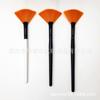 Pincel de maquiagem pontual no atacado, pincel leque para resíduos de tinta, pincel de alto brilho em forma de leque, pincel para retoque, pincel para pó, ferramenta de maquiagem, embalagem individual